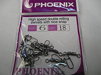 Карабин PHOENIX с двойным вертлюгом 6-18