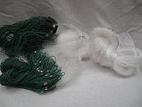 Сеть трехстенка,ячейка 50мм,белого цвета,длина 50м,пореж-леска,высота 1.5м., фото 1