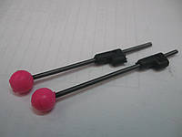 Кивок витая пружина большой малиновый шар., фото 1